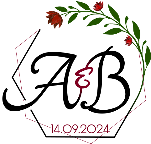 Logo Aldo e Beatrice  On va se marier Samedi 14 septembre 2024